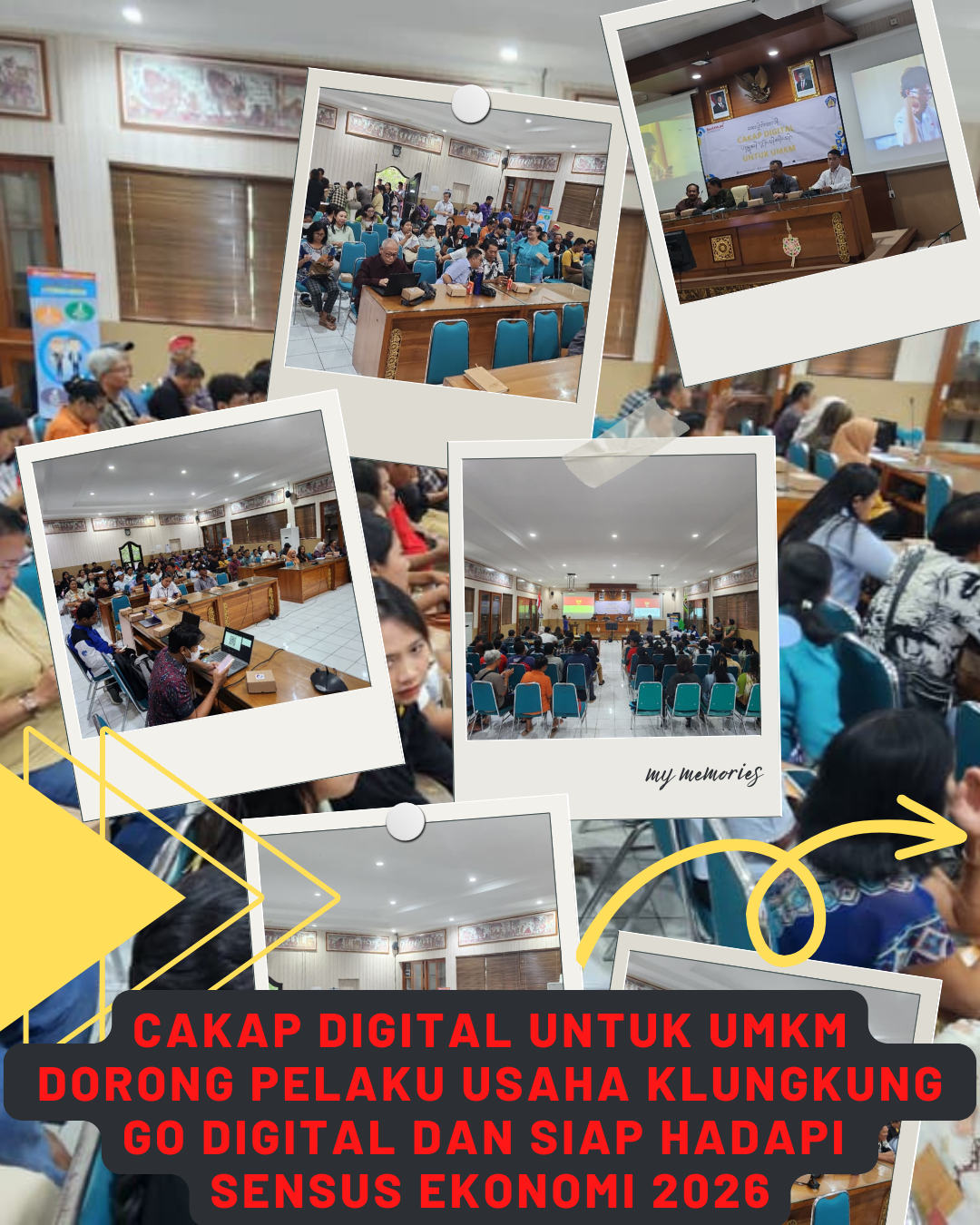 Cakap Digital untuk UMKM, Dorong Pelaku Usaha Klungkung Go Digital dan Siap Hadapi Sensus Ekonomi 2026