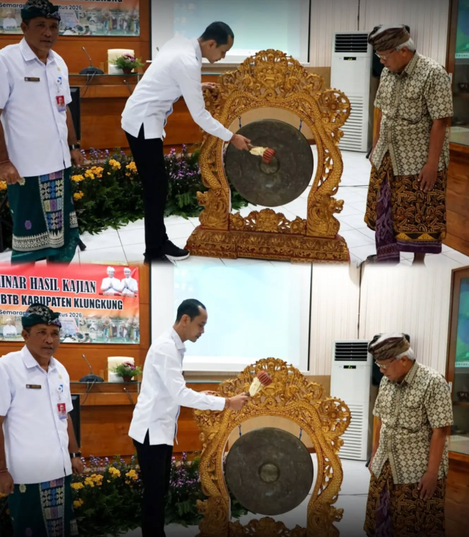 Wakil Bupati Klungkung, Tjokorda Gde Surya Putra mewakili Bupati Klungkung membuka Seminar Warisan Budaya Tak Benda (WBTB) Kabupaten Klungkung Tahun 2026 di Ruang Rapat Praja Mandala
