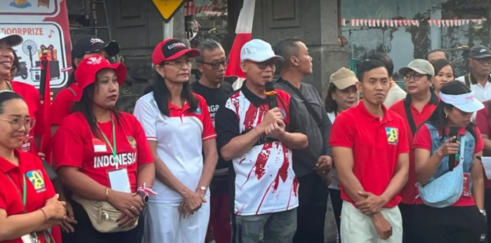 Suasana meriah mewarnai peringatan Hari Ulang Tahun (HUT) Kemerdekaan Republik Indonesia ke-81 di Banjar Lebah