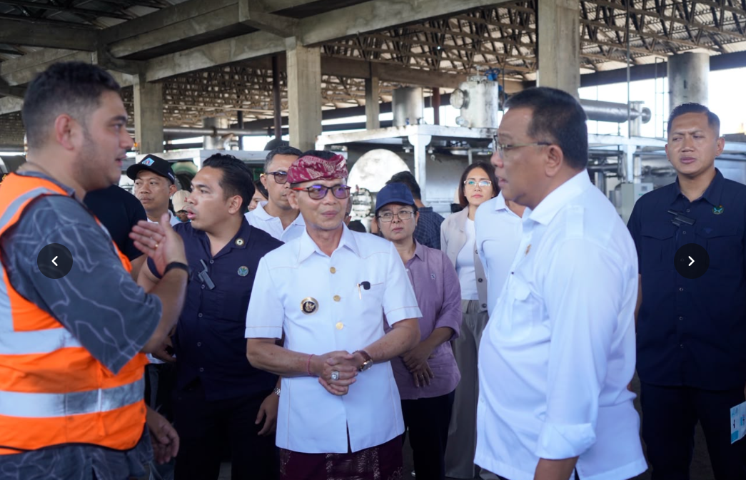 Bupati Satria Sambut Menteri LH di TOSS Center, Klungkung Siap Jadi Percontohan Pengelolaan Sampah Nasional